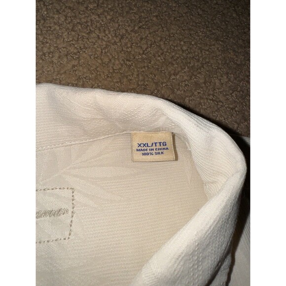 Tommy Bahama Men's Grapefruit Silk Polo Shirt Size XXL - Picture 7 of 8